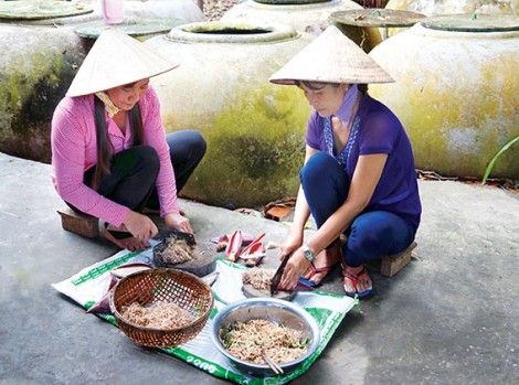 Về U Minh ăn rắn ri voi