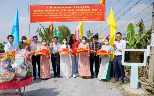 Long An: Khánh thành cầu giao nông thôn tại huyện Bến Lức