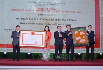 Cao Lãnh - huyện thứ hai của tỉnh Đồng Tháp đạt chuẩn nông thôn mới