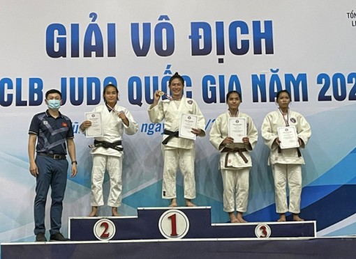 Đoàn Judo Đồng Tháp giành 7 Huy chương tại Giải vô địch Cúp các Câu lạc bộ Judo toàn quốc năm 2022