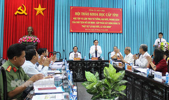 Bến Tre: Vận dụng tư tưởng Hồ Chí Minh, tập trung xây dựng đảng bộ trong sạch, vững mạnh ngang tầm nhiệm vụ