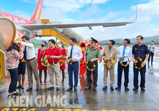 Kiên Giang: Phú Quốc đón chuyến bay thẳng đầu tiên từ Ấn Độ