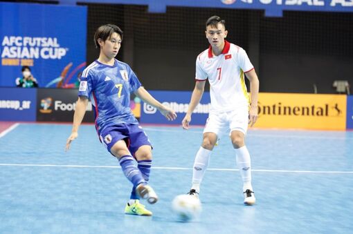 Thua Nhật Bản, Việt Nam vào tứ kết futsal châu Á với ngôi nhì bảng
