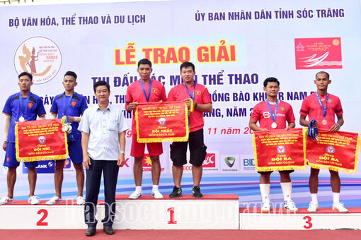 Ngày hội Văn hóa, Thể thao và Du lịch đồng bào Khmer Nam Bộ lần thứ VIII, năm 2022: Kiên Giang tạm dẫn đầu ngôi toàn đoàn các môn thể thao