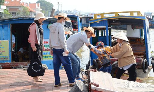Tiền Giang: Đón khoảng 16.500 lượt khách du lịch dịp Tết Dương lịch 2023