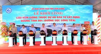 Tiền Giang khởi công công trình trọng điểm đầu tiên năm 2023