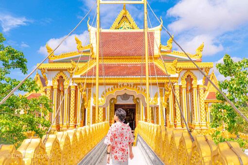 Về Sóc Trăng, thăm chùa Tà Mơn rực rỡ sắc vàng